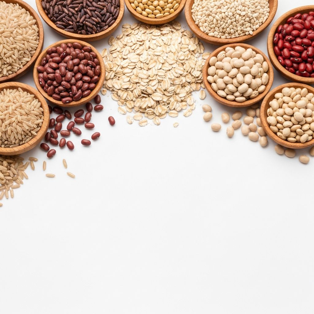 Whole grains carbohydrates sources